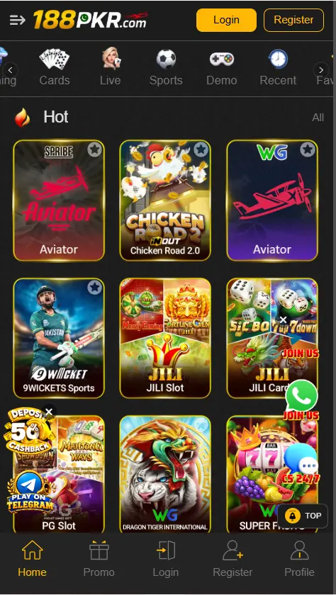 188PKR Games
